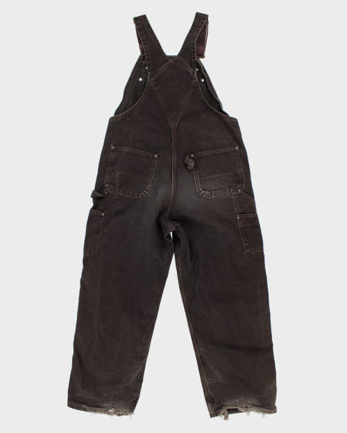 Vintage 90's Distressed Carhartt Heavyweight Workwear Dungarees - XL