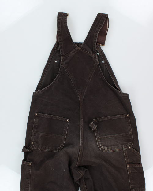 Vintage 90's Distressed Carhartt Heavyweight Workwear Dungarees - XL