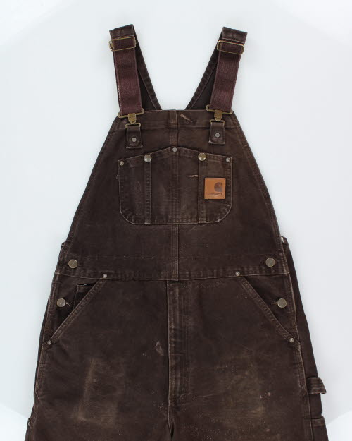 Vintage 90's Carhartt Heavyweight Workwear Dungarees - W34 L32