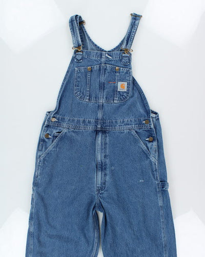 Vintage 90's Carhartt Denim Heavyweight Workwear Dungarees - W32 L31