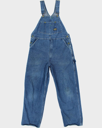 Vintage 90's Osh Kosh Light Wash Denim Dungarees - W42 L29
