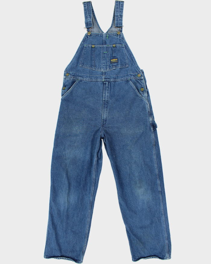 Vintage 90's Osh Kosh Light Wash Denim Dungarees - W42 L29