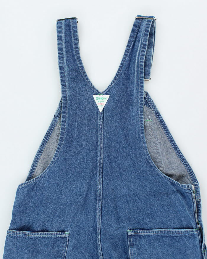 Vintage 90's Osh Kosh Light Wash Denim Dungarees - W42 L29
