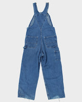 Vintage 90's Carhartt Workwear Light Wash Denim Dungarees - W32 L27