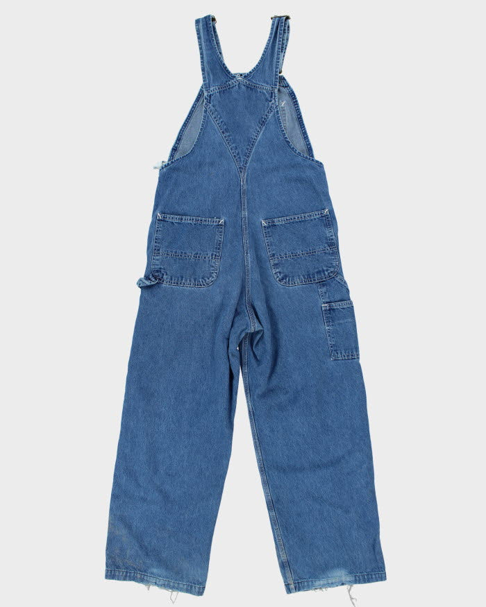 Vintage 90's Carhartt Workwear Light Wash Denim Dungarees - W32 L27