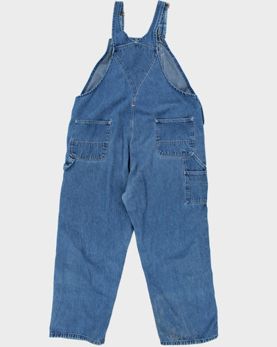 Vintage 90's Carhartt Workwear Light Wash Denim Dungarees - W46 L27