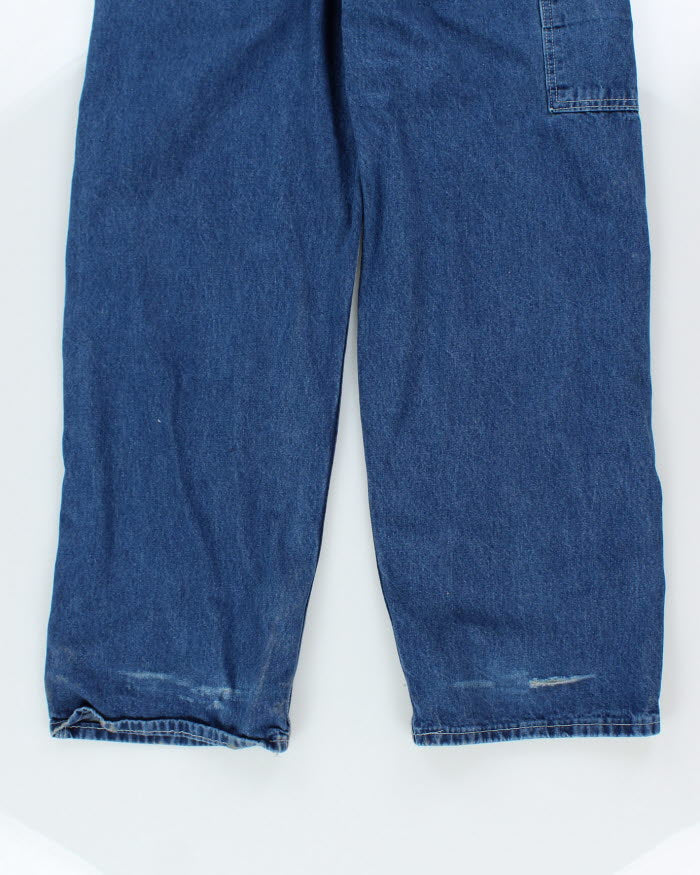 Vintage 90's Carhartt Workwear Medium Wash Denim Dungarees - W32 L30