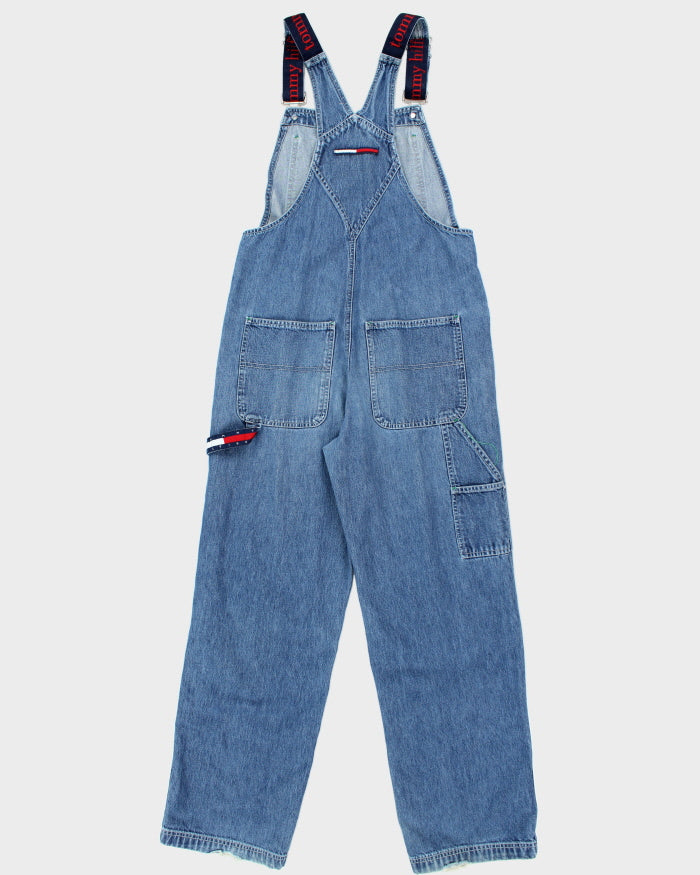 Vintage Y2K Tommy Hilfiger Medium Wash Dungarees - W32 L28
