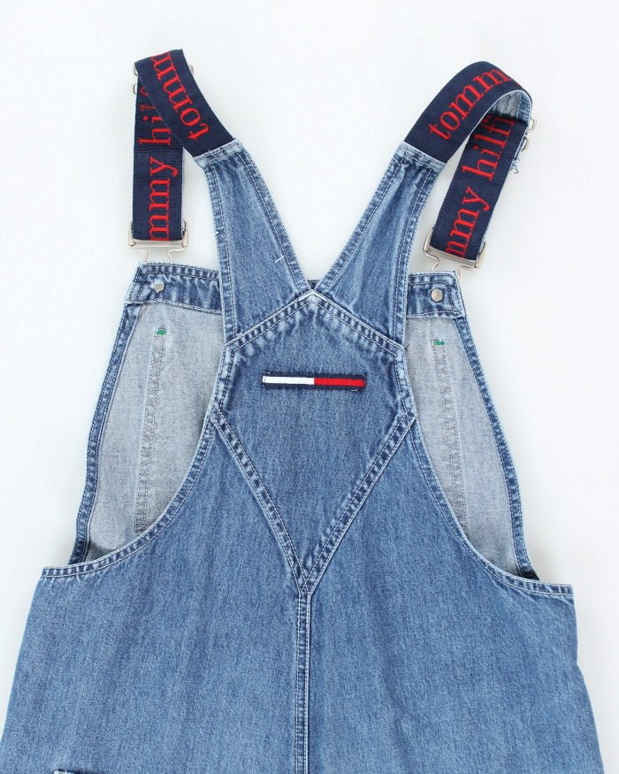 Vintage Y2K Tommy Hilfiger Medium Wash Dungarees - W32 L28