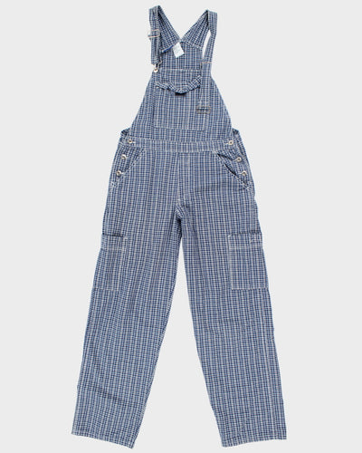 Vintage Levi's 725 Checked Dungarees - W32 L30