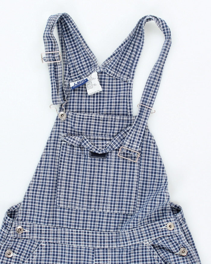 Vintage Levi's 725 Checked Dungarees - W32 L30