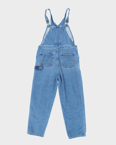 Vintage Y2K Tommy Hilfiger Medium Wash Denim Dungarees - W34 L25