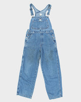 Vintage Y2K Calvin Klein Light Wash Denim Dungarees - W34 L29