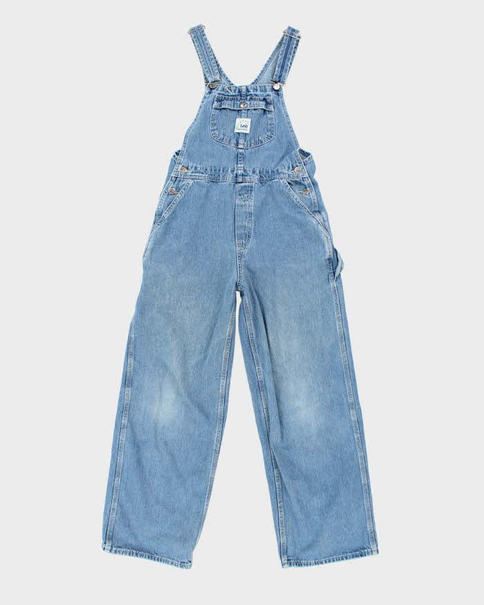 Vintage 90's Lee Light Wash Denim Dungarees - W30 L27