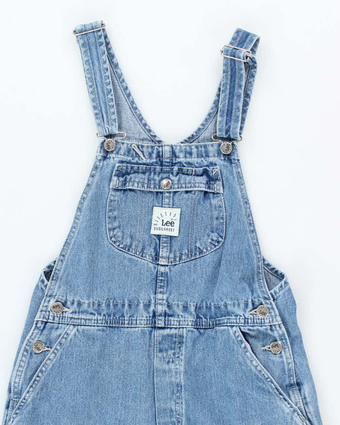 Vintage 90's Lee Light Wash Denim Dungarees - W30 L27