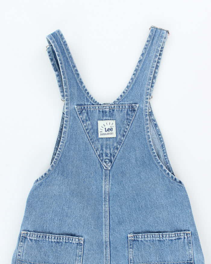 Vintage 90's Lee Light Wash Denim Dungarees - W30 L27