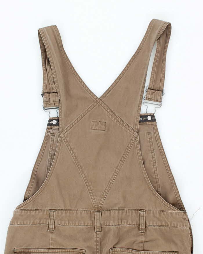 Vintage Y2K Calvin Klein Wide Leg Dungarees - W34 L29