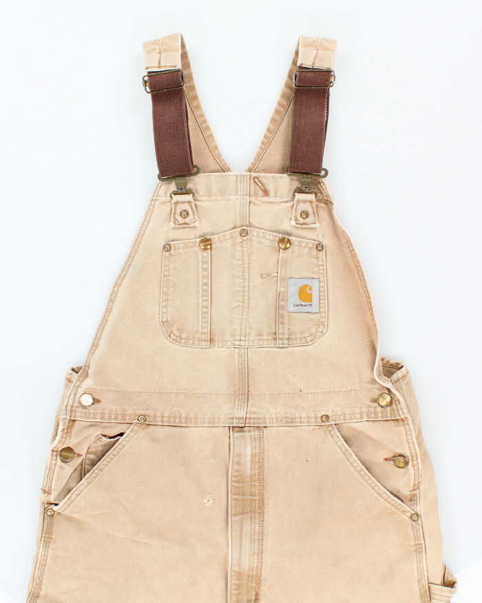 Vintage 90's Carhartt Faded Heavyweight Dungarees - W36 L31