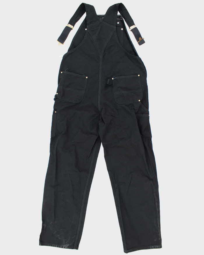 Vintage 2000's Carhartt Heavyweight Black Workwear Dungarees - W40 L31