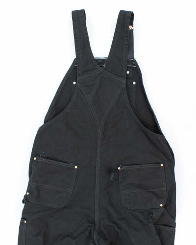 Vintage 2000's Carhartt Heavyweight Black Workwear Dungarees - W40 L31