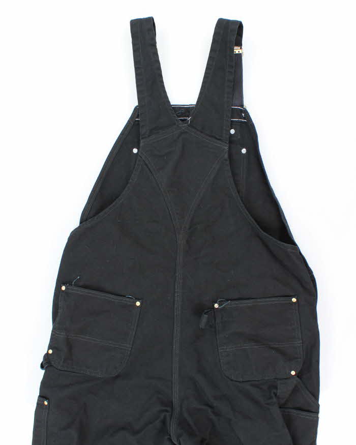 Vintage 2000's Carhartt Heavyweight Black Workwear Dungarees - W40 L31