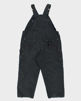 Vintage Carhartt Heavyweight Black Workwear Dungarees - W44 L26