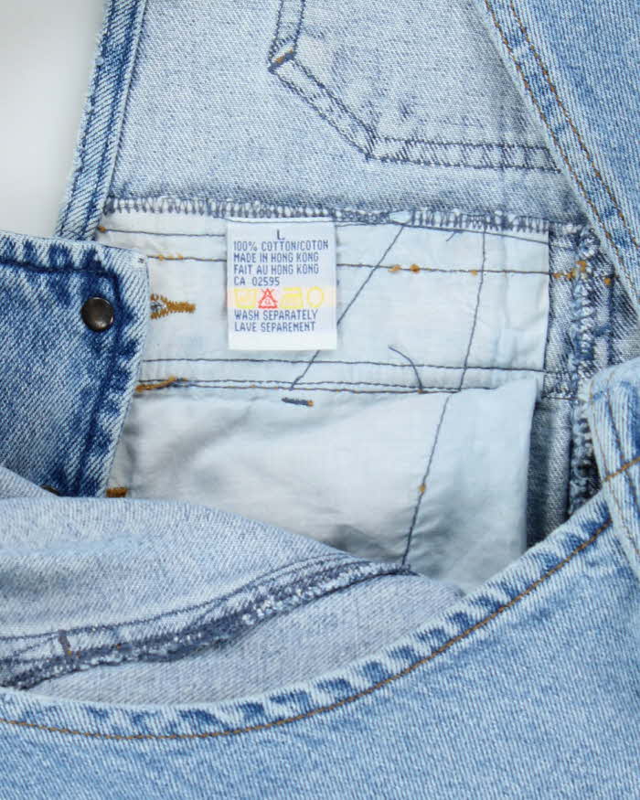 Vintage 90's Brody Jeans Heavyweight Light Wash Long Dungarees - W32 L31