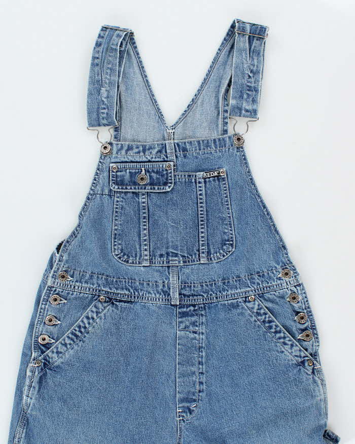 Vintage 90's Ikeda Heavyweight Medium Wash Long Dungarees - W32 L31