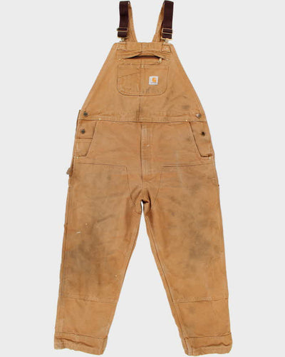 Vintage Carhartt Double Knee Carpenter Workwear Dungarees - W44 L29