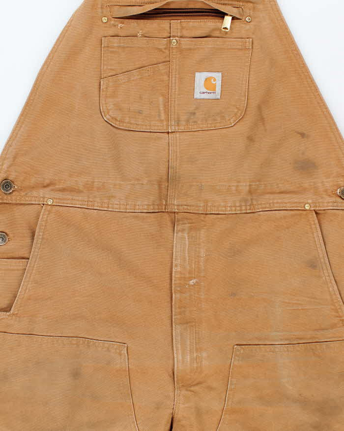 Vintage Carhartt Double Knee Carpenter Workwear Dungarees - W44 L29