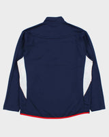Vintage 2004 Y2K Umbro England Euros Soft Shell Quarter-Zip Football Training Fleece - M