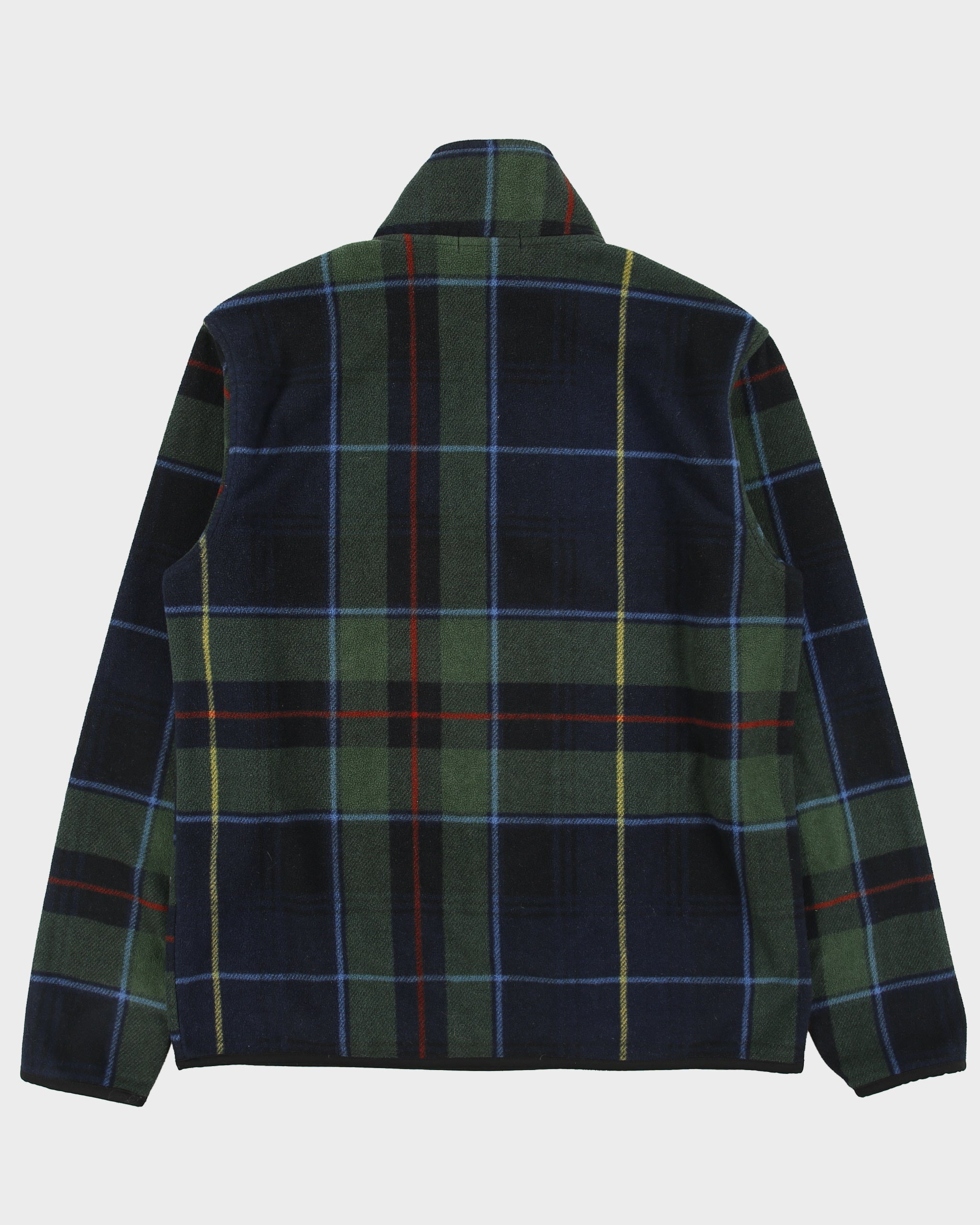 Vintage Y2K 00s Nautica Tartan Quarter-Zip Fleece - M
