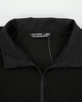 Arc'teryx Black Delta LT Polartec Half-Zip Fleece - M