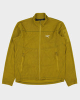 Arc'teryx Delta LT Olive Khaki Full-Zip Technical Fleece - M