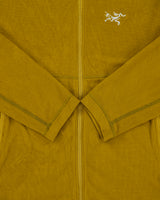 Arc'teryx Delta LT Olive Khaki Full-Zip Technical Fleece - M