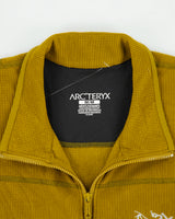 Arc'teryx Delta LT Olive Khaki Full-Zip Technical Fleece - M