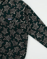 Vintage Fall 1995 Patagonia 'Zen Turtles Night Sky' Snap-T Made In Canada Synchilla Fleece - XL