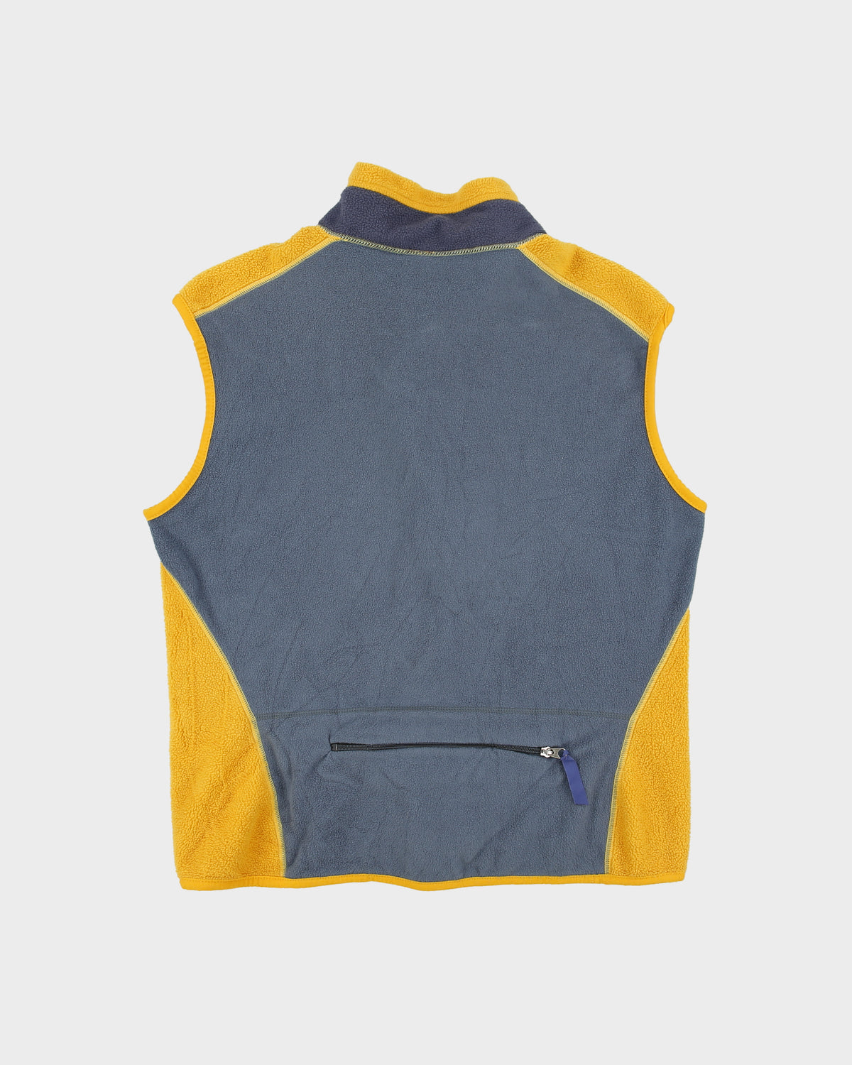 Vintage Fall 1997 Patagonia Synchilla P.E.F Two-Tone Made In USA Fleece Gilet - L