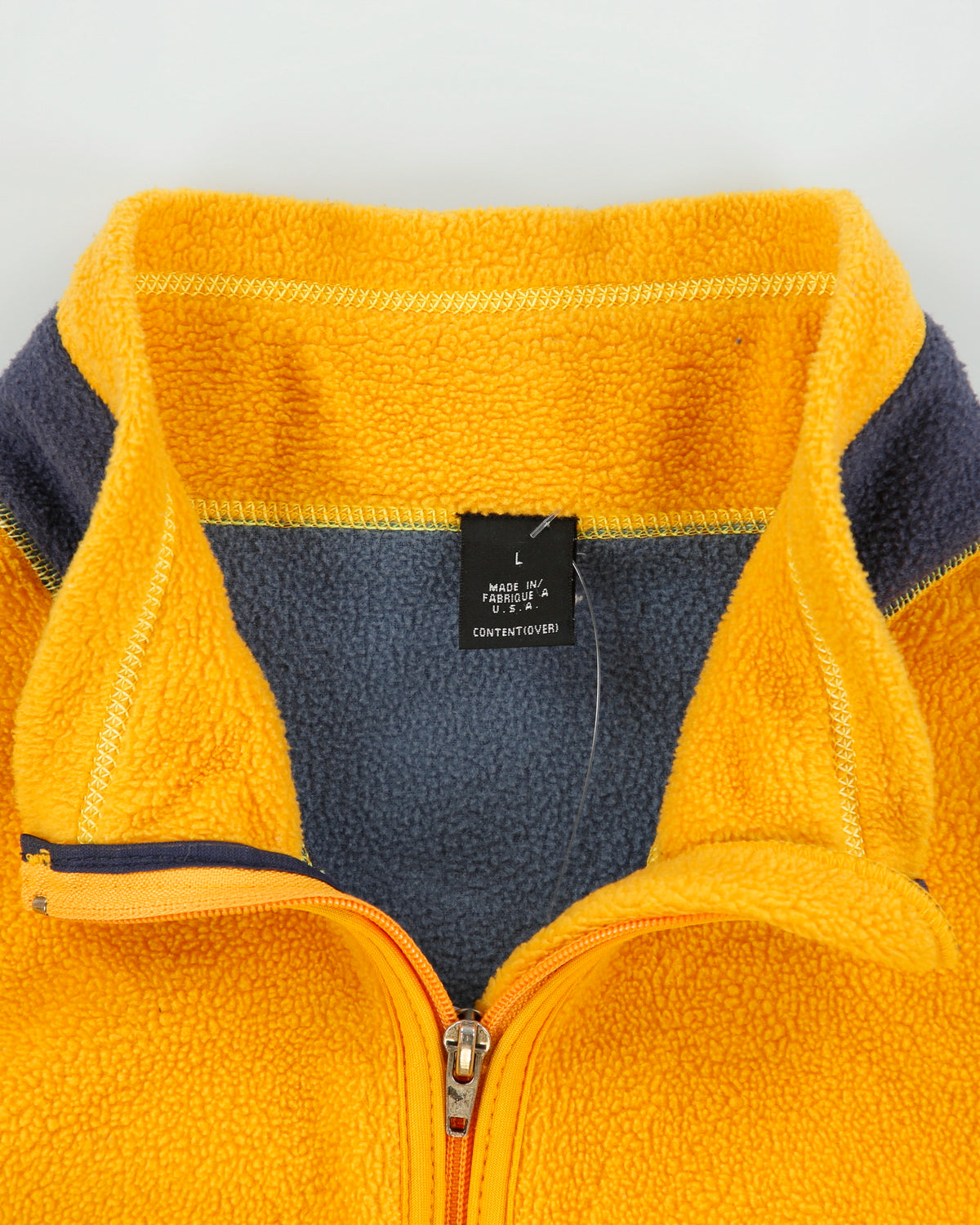 Vintage Fall 1997 Patagonia Synchilla P.E.F Two-Tone Made In USA Fleece Gilet - L