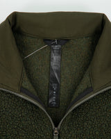 Lululemon Tundra Trek Forest Green Wool Blend  Half-Zip Sherpa Fleece - XL