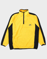 Vintage 1990s Slazenger Two-Tone Embroidered Quarter-Zip Fleece - L