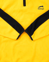 Vintage 1990s Slazenger Two-Tone Embroidered Quarter-Zip Fleece - L