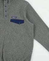 Patagonia Grey Synchilla Snap-T Pullover Fleece - L