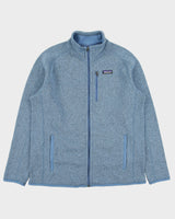 Patagonia Steel Blue Better Sweater Knit Full-Zip Fleece Jacket - XL