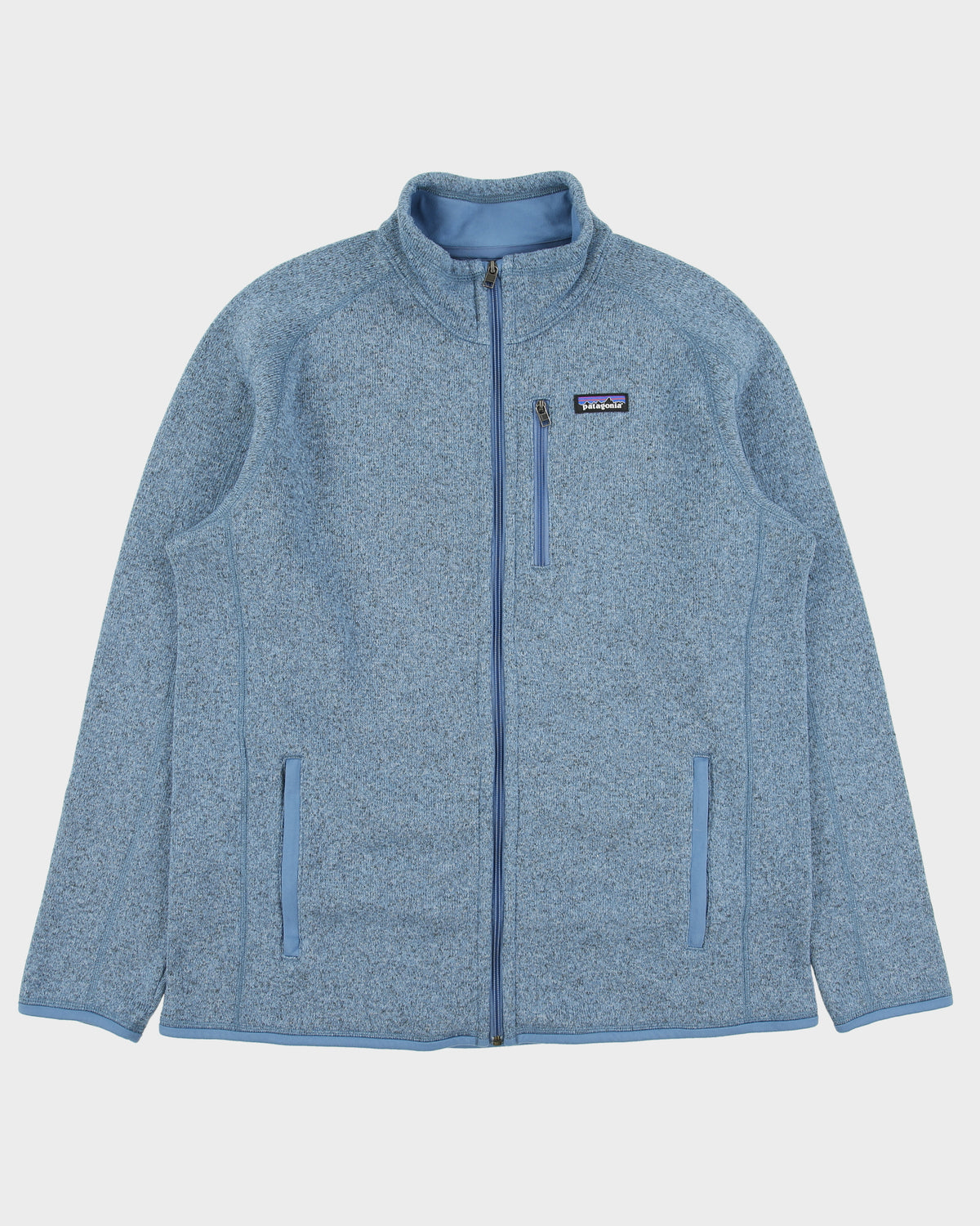Patagonia Steel Blue Better Sweater Knit Full-Zip Fleece Jacket - XL