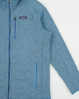 Patagonia Steel Blue Better Sweater Knit Full-Zip Fleece Jacket - XL