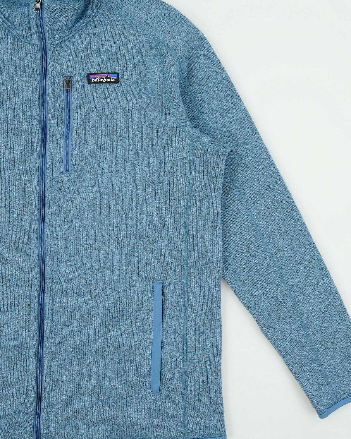 Patagonia Steel Blue Better Sweater Knit Full-Zip Fleece Jacket - XL