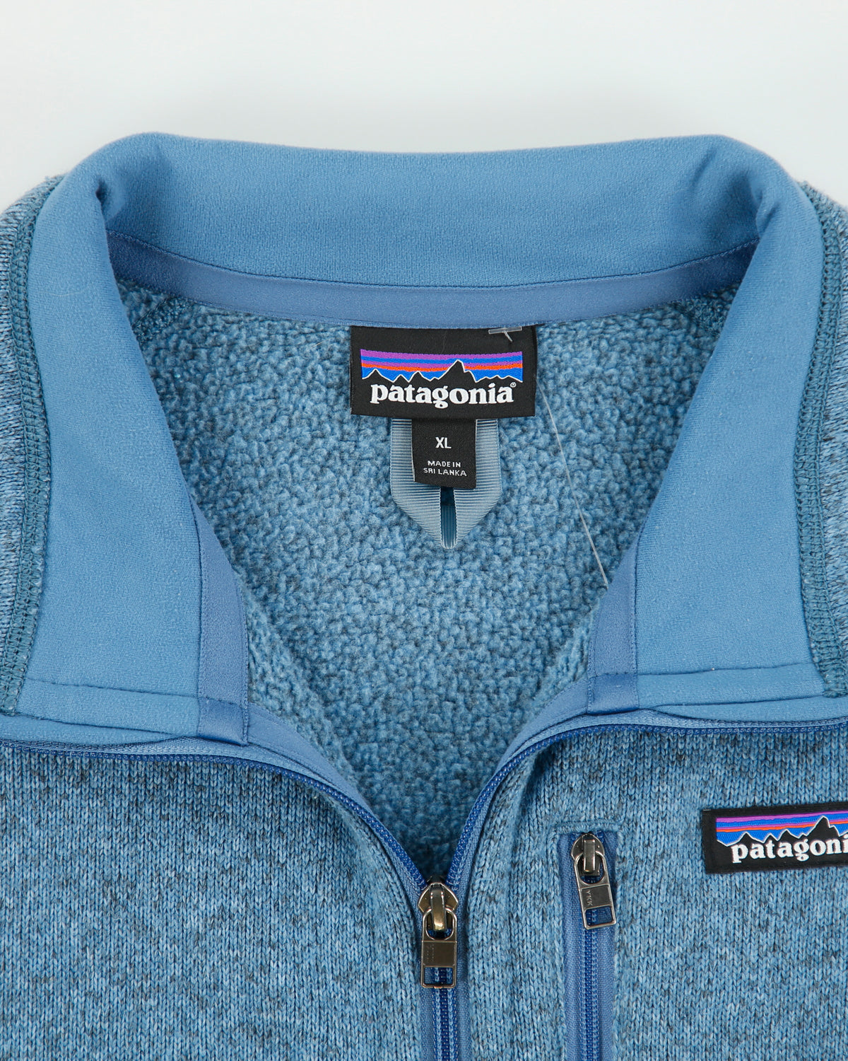 Patagonia Steel Blue Better Sweater Knit Full-Zip Fleece Jacket - XL