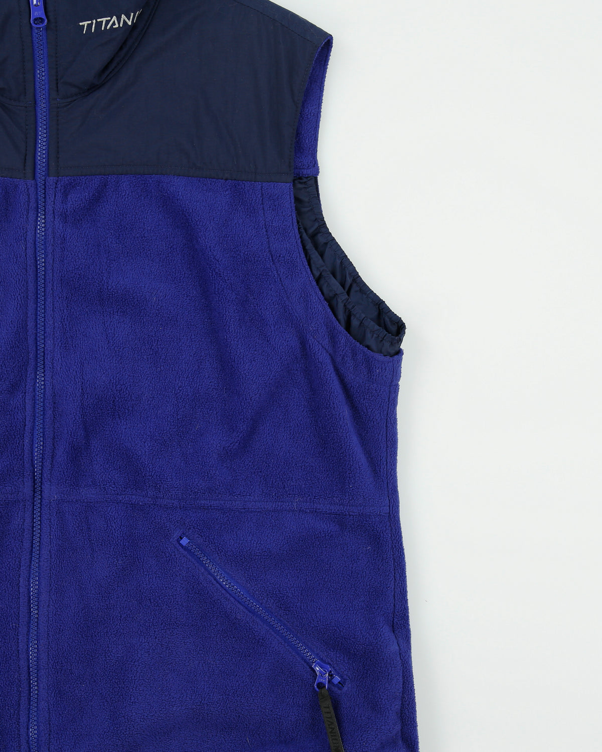 Vintage 1990s Columbia Sportswear Titanium Polartec Denali Fleece Gilet - L