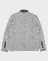 Patagonia Marl Grey Better Sweater Knit Fleece Over Shirt Shacket - M
